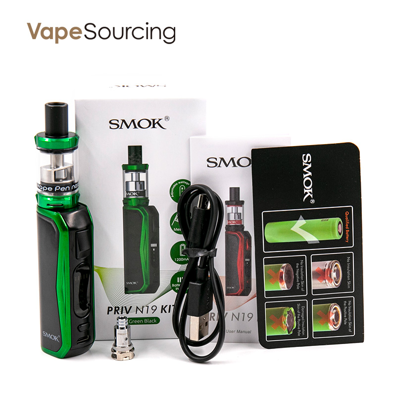 SMOK PRIV N19 Kit With Nord 19 Tank 1200mAh 30W